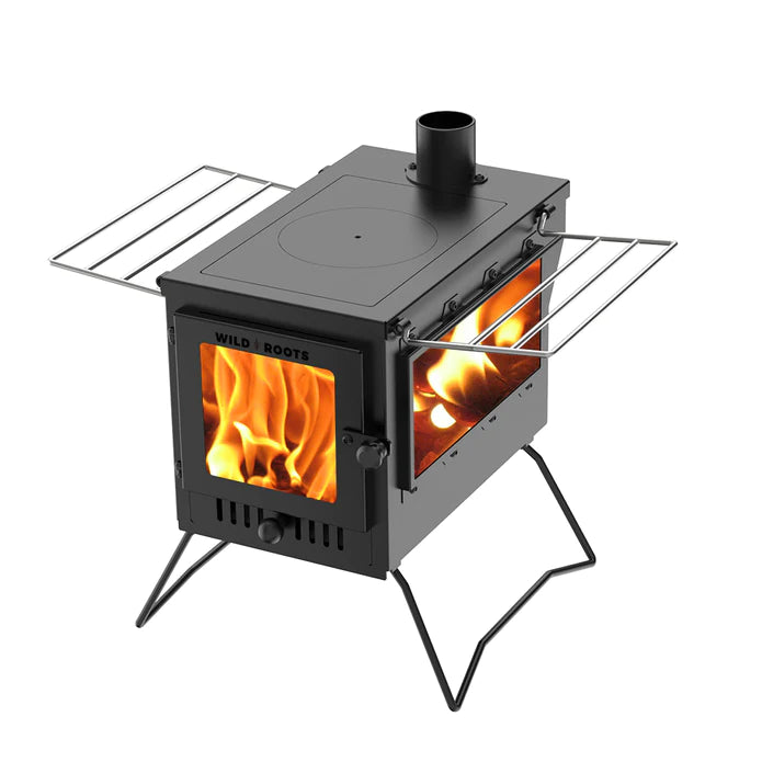 Log burner outlet bbq